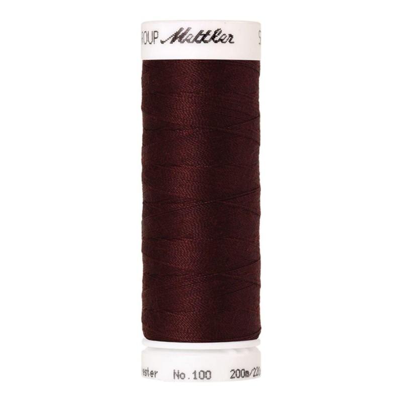 Fil à coudre Universal Mettler "Seralon“ - 200m - col. 166/Kidney Bean