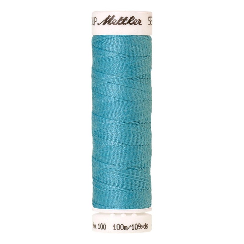 Fil à coudre Universal Mettler "Seralon“ - 100m - col. 409/Turquoise