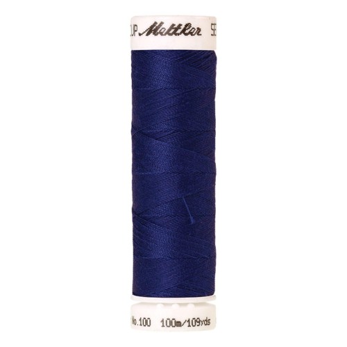Fil à coudre Universal Mettler "Seralon“ - 100m - col. 1078/Fire Blue