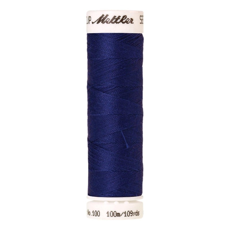 Fil à coudre Universal Mettler "Seralon“ - 100m - col. 1078/Fire Blue