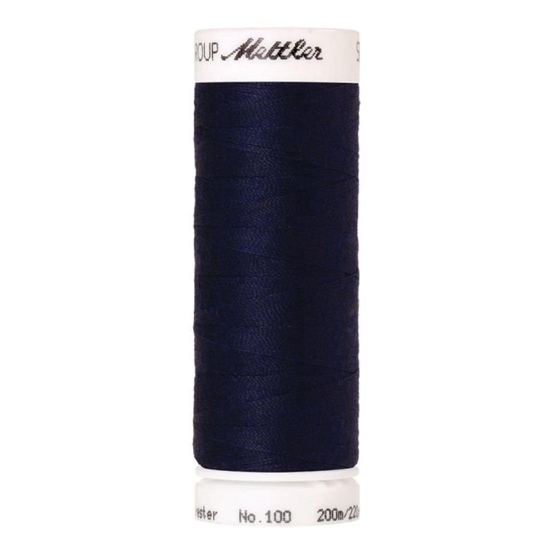 Fil à coudre Universal Mettler "Seralon“ - 200m - col. 16/Dark Indigo