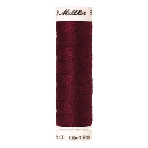 Fil à coudre Universal Mettler "Seralon“ - 100m - col. 918/Cranberry