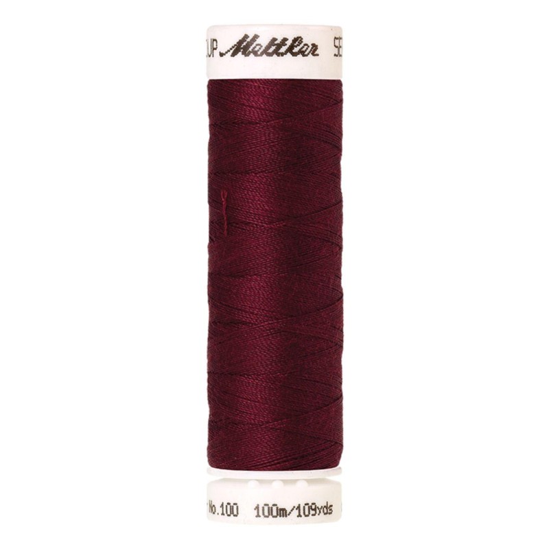 Fil à coudre Universal Mettler "Seralon“ - 100m - col. 918/Cranberry