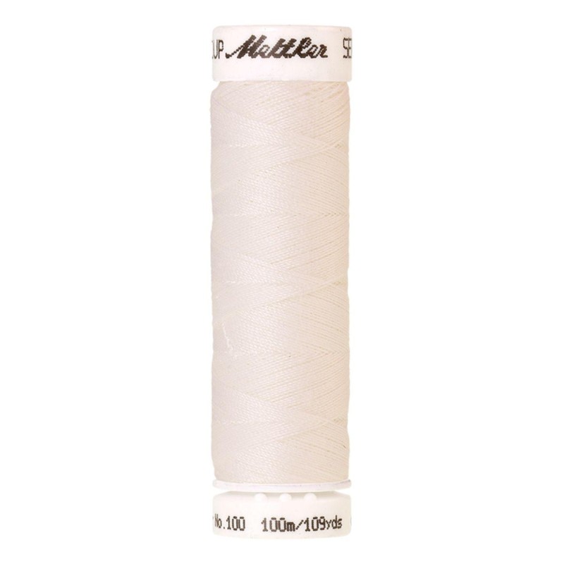 Filo per cucire Universal Mettler "Seralon“ - 100m - col. 2000/White