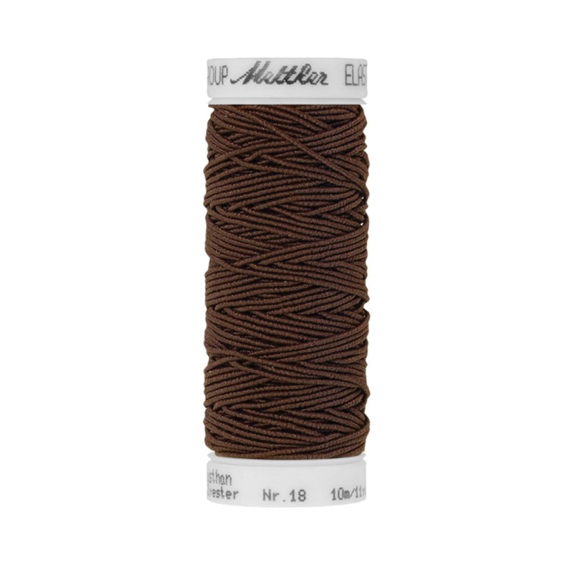 Filo per cucire elastico Mettler "Elastic“ - 10m - col. 1048/Dark Amber