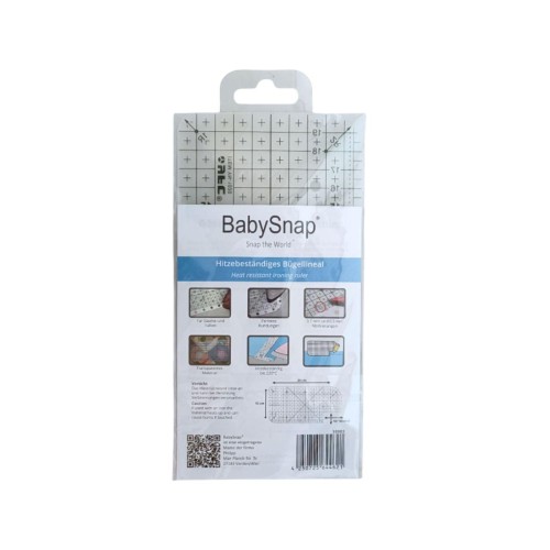 Righello da stiro resistente al calore, 20 × 10 cm