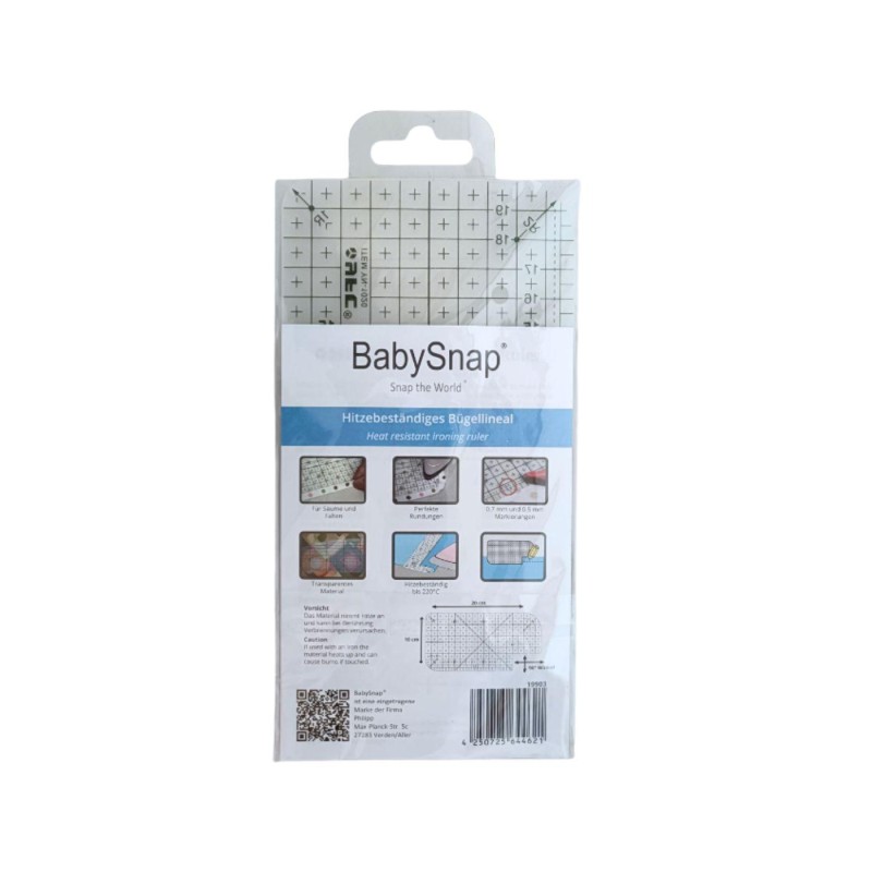 Righello da stiro resistente al calore, 30 × 10 cm