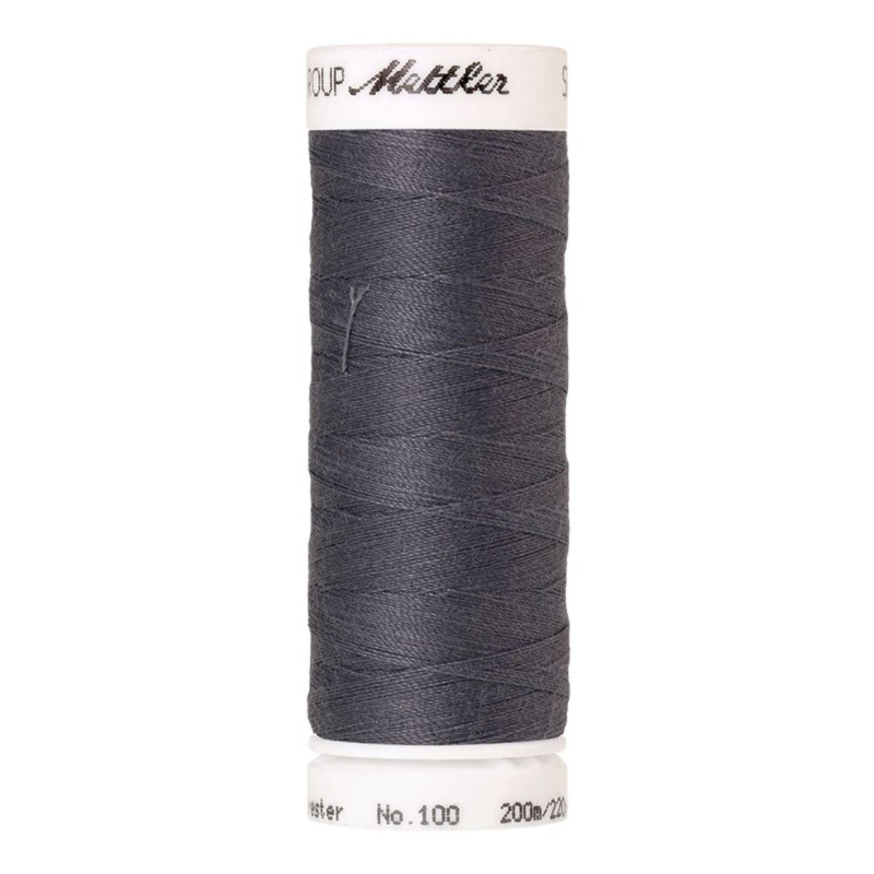 Fil à coudre Universal Mettler "Seralon“ - 200m - col. 343/Dimgray
