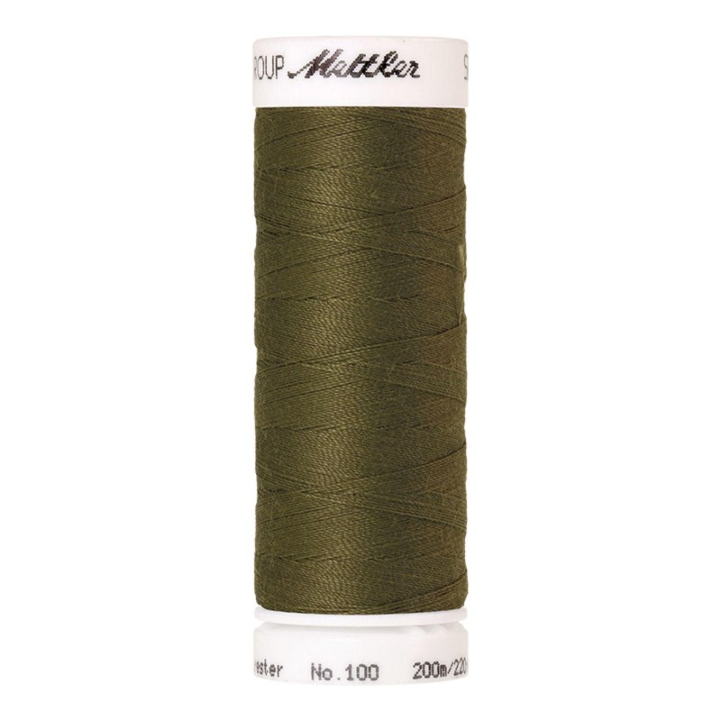 Filo per cucire Universal Mettler "Seralon“ - 200m - col. 420/Olive Drab