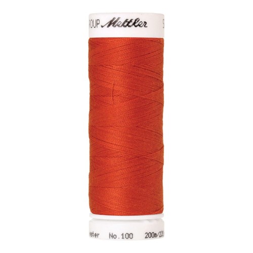 Filo per cucire Universal Mettler "Seralon“ - 200m - col. 450/Paprika