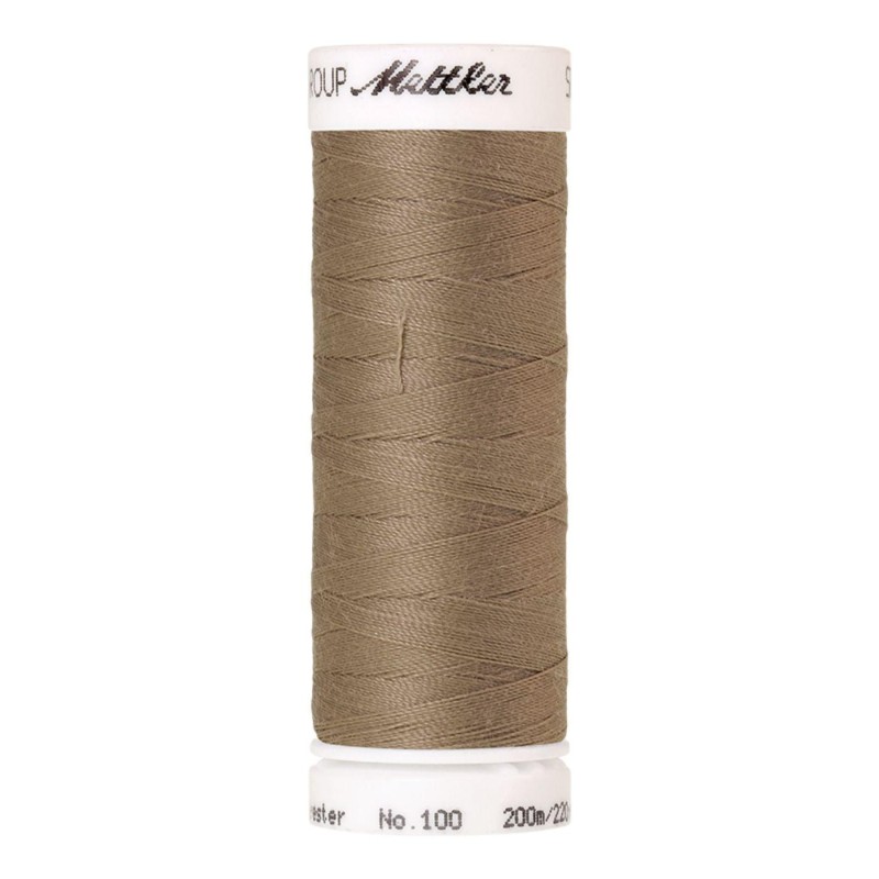 Fil à coudre Universal Mettler "Seralon“ - 200m - col. 530/Dried Seagrass