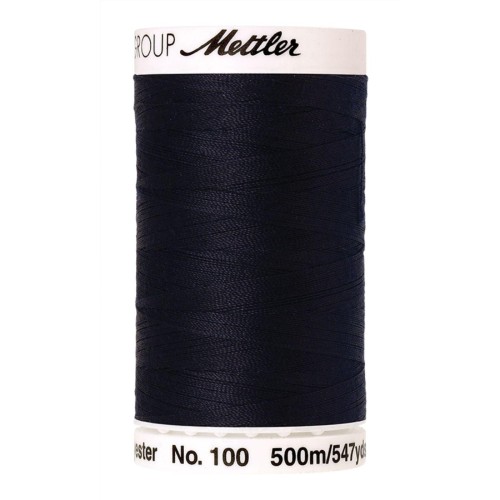 Filo per cucire Universal Mettler "Seralon“ - 500m - col. 821/Darkest Blue