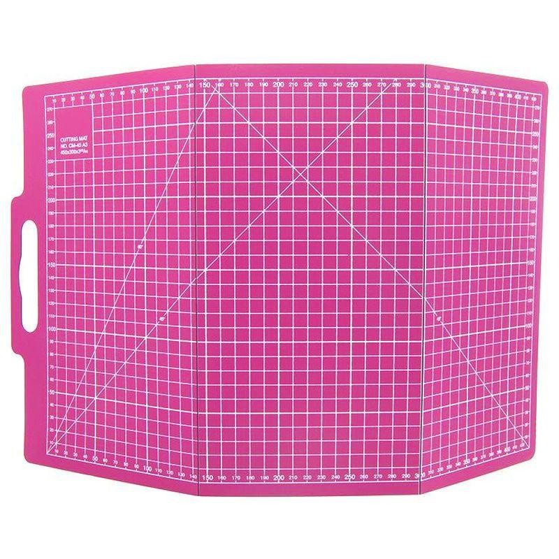 Tappetino da taglio pieghevole rosa, 30 × 45 cm