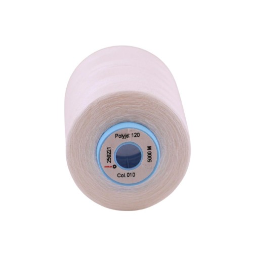 Fil à coudre surjeteuse Durak “Polyjet 120” 5000m – col. 10/White