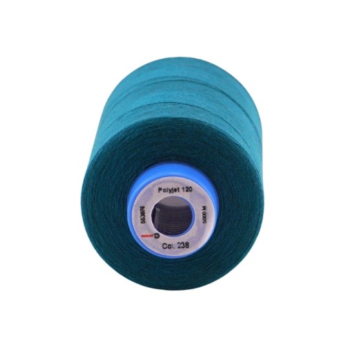 Fil à coudre surjeteuse Durak “Polyjet 120” 5000m – col. 238/Dark teal