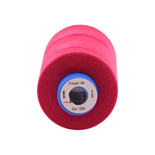 Fil à coudre surjeteuse Durak “Polyjet 120” 5000m – col. 1220/Hot pink