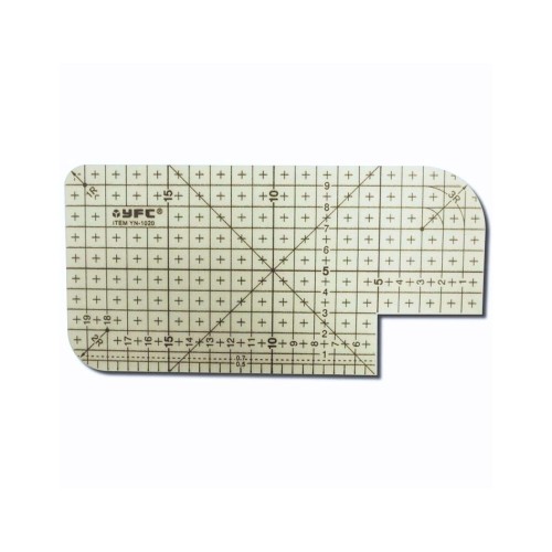 Bügellineal hitzebeständig, 30 x 10 cm