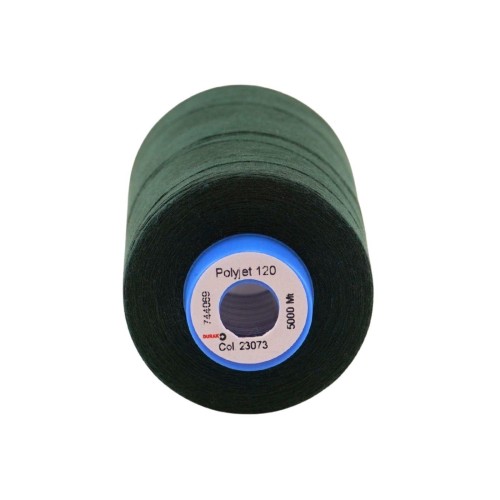 Fil à coudre surjeteuse Durak “Polyjet 120” 5000m – col. 23073/Forest green