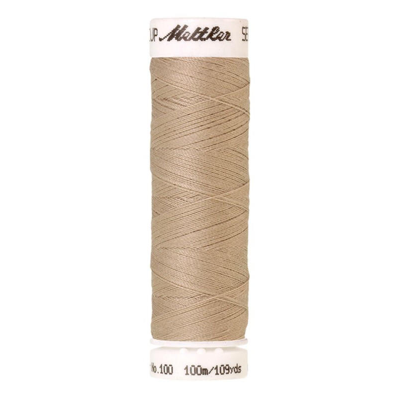Filo per cucire Universal Mettler "Seralon“ - 100m - col. 537/Oat Flakes