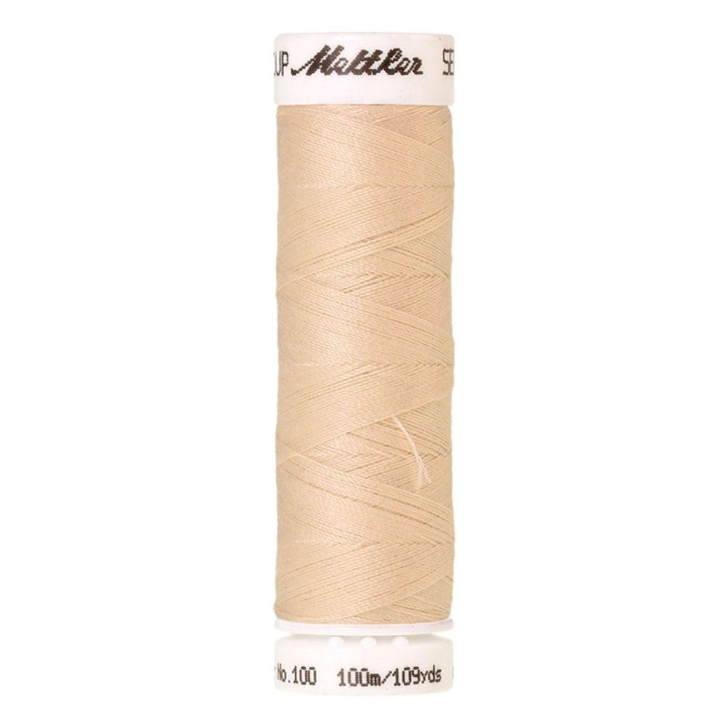 Filo per cucire Universal Mettler "Seralon“ - 100m - col. 3000/Candlewick