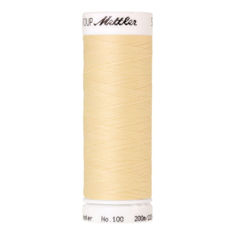 Fil à coudre Universal Mettler "Seralon“ - 200m - col. 129/Vanilla