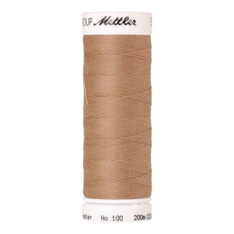 Fil à coudre Universal Mettler "Seralon“ - 200m - col. 260/Oat Straw