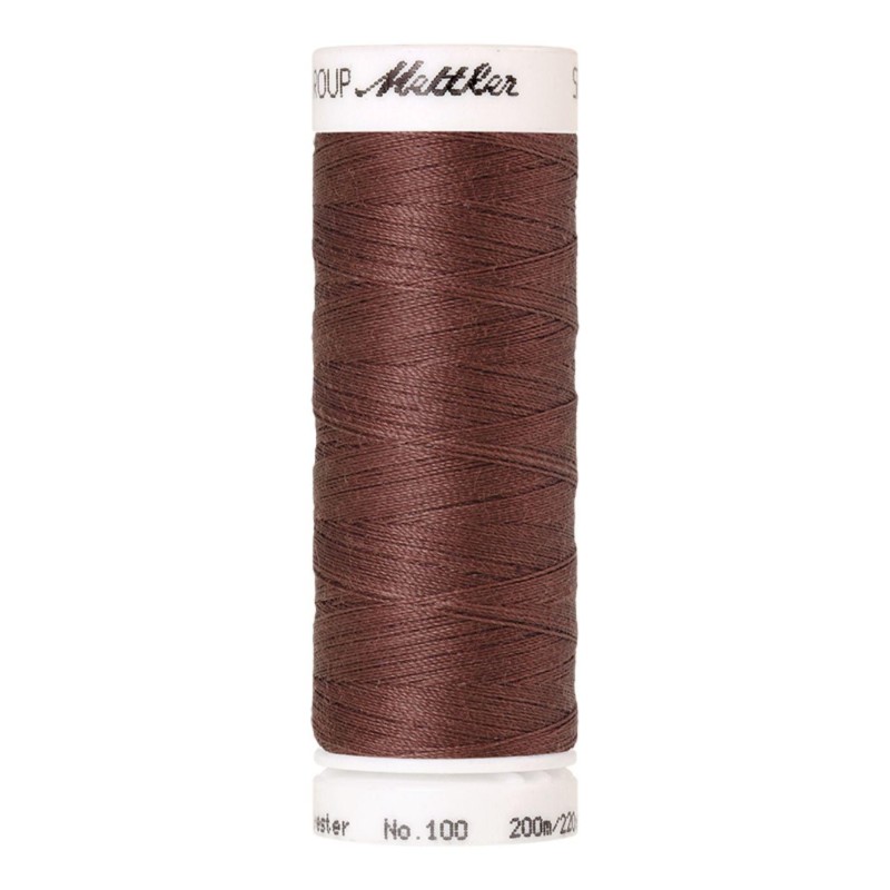 Fil à coudre Universal Mettler "Seralon“ - 200m - col. 296/Rusty Rose