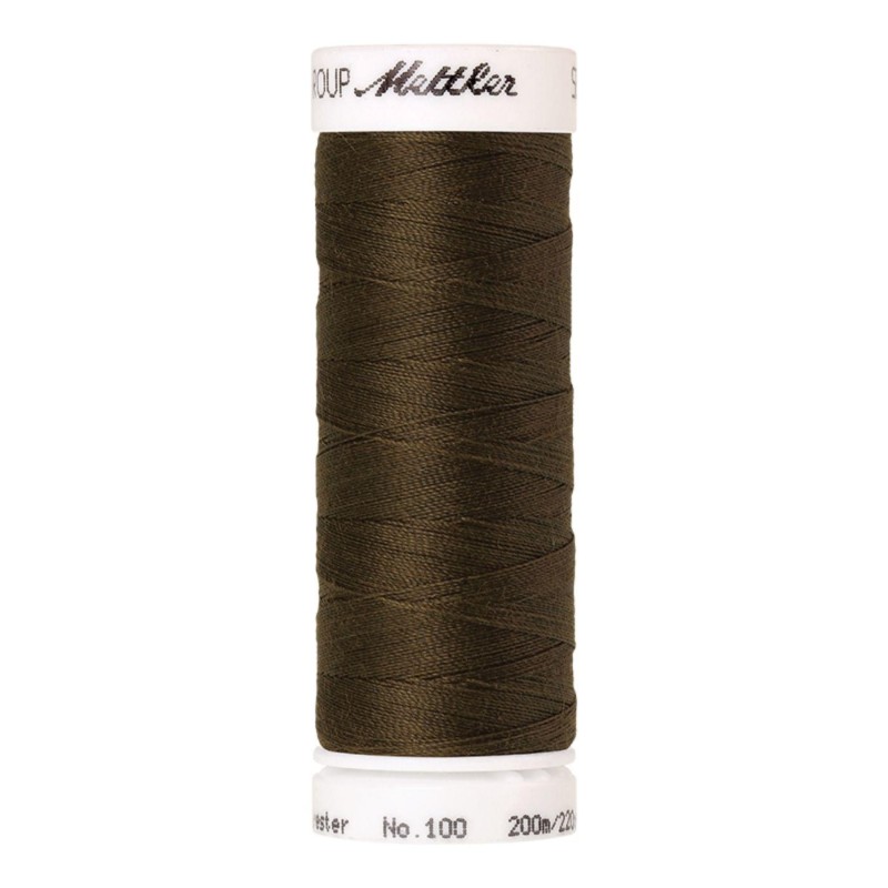 Fil à coudre Universal Mettler "Seralon“ - 200m - col. 667/Golden Brown
