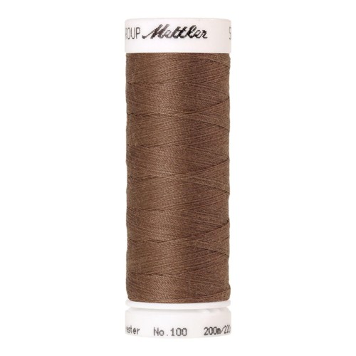 Nähgarn Universal Mettler "Seralon“ - 200m - col. 387/Brown Mushroom