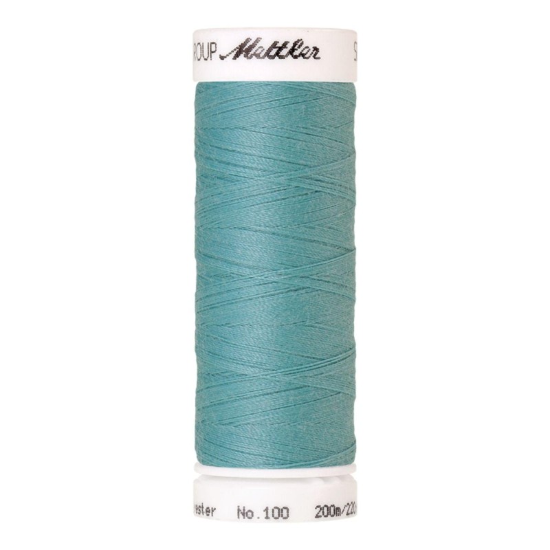 Fil à coudre Universal Mettler "Seralon“ - 200m - col. 408/Aqua