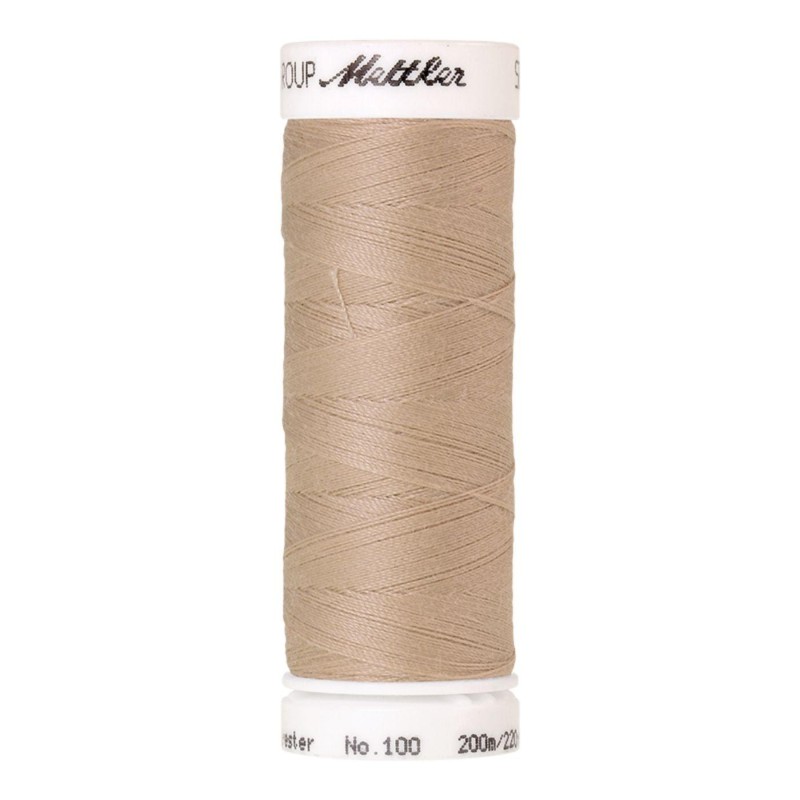 Filo per cucire Universal Mettler "Seralon“ - 200m - col. 537/Oat Flakes