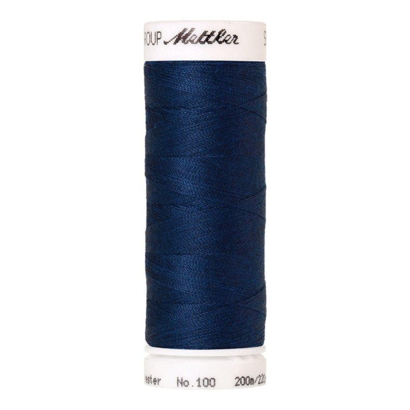 Fil à coudre Universal Mettler "Seralon“ - 200m - col. 816/Royal Navy