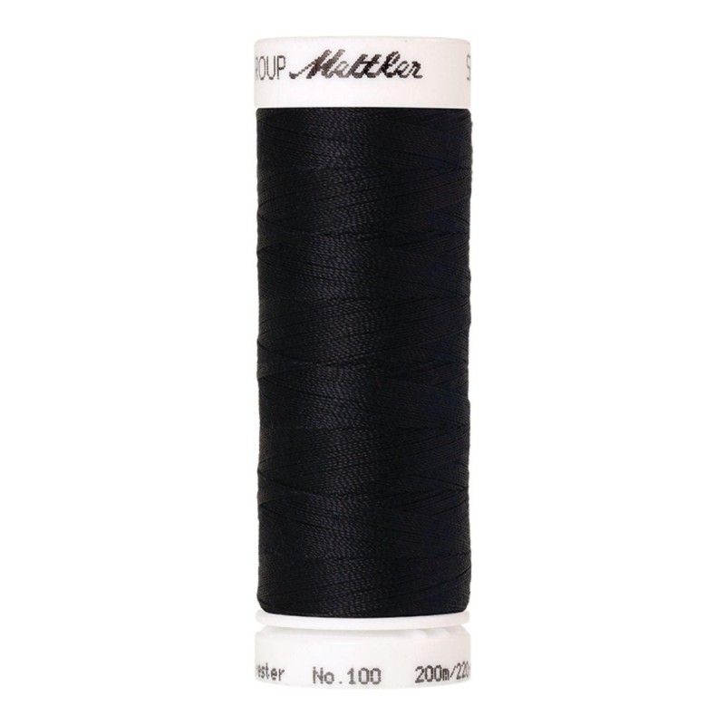 Fil à coudre Universal Mettler "Seralon“ - 200m - col. 821/Darkest Blue
