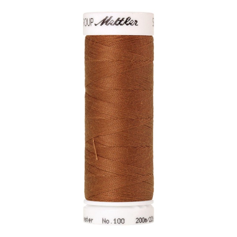 Filo per cucire Universal Mettler "Seralon“ - 200m - col. 899/Bronze