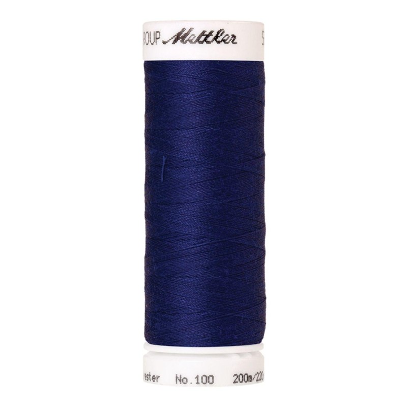 Fil à coudre Universal Mettler "Seralon“ - 200m - col. 1078/Fire Blue
