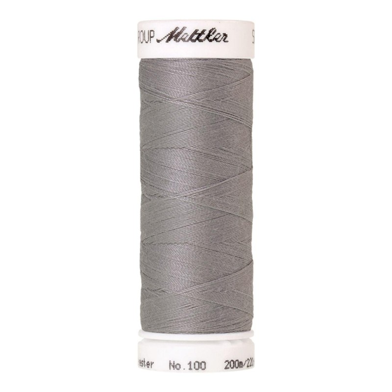 Filo per cucire Universal Mettler "Seralon“ - 200m - col. 1140/Sterling