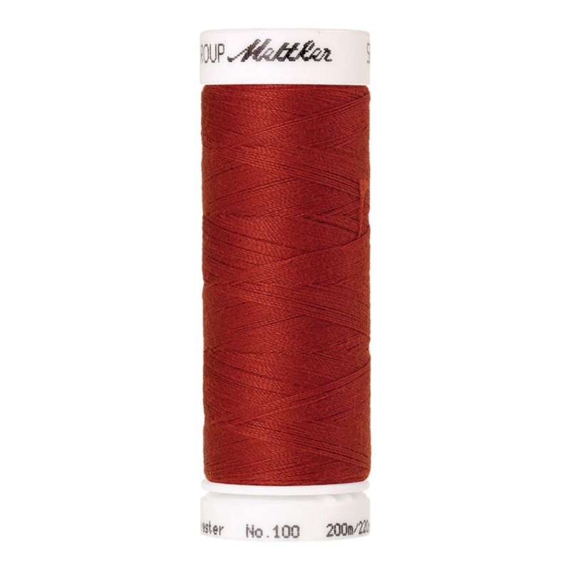 Fil à coudre Universal Mettler "Seralon“ - 200m - col. 1167/Burnt Orange