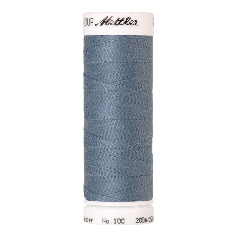 Fil à coudre Universal Mettler "Seralon“ - 200m - col. 1342/Blue Speedwell