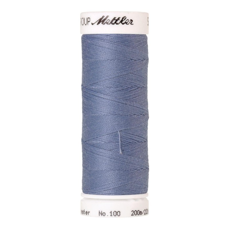 Fil à coudre Universal Mettler "Seralon“ - 200m - col. 1363/Blue Thistle