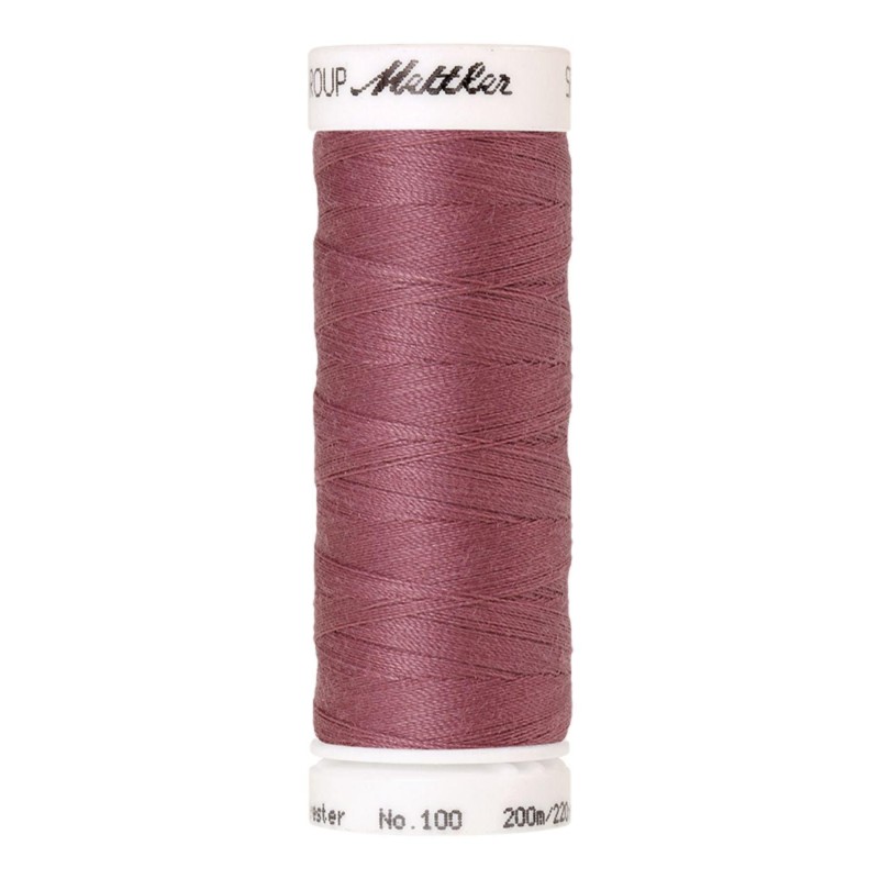 Fil à coudre Universal Mettler "Seralon“ - 200m - col. 1460/Light Rosewood