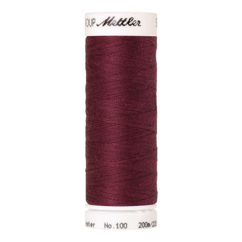 Fil à coudre Universal Mettler "Seralon“ - 200m - col. 1461/Claret