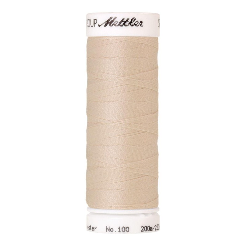 Filo per cucire Universal Mettler "Seralon“ - 200m - col. 3000/Candlewick
