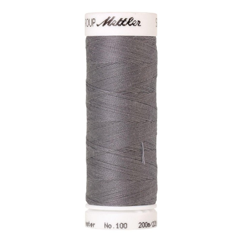 Fil à coudre Universal Mettler "Seralon“ - 200m - col. 3506/Metal