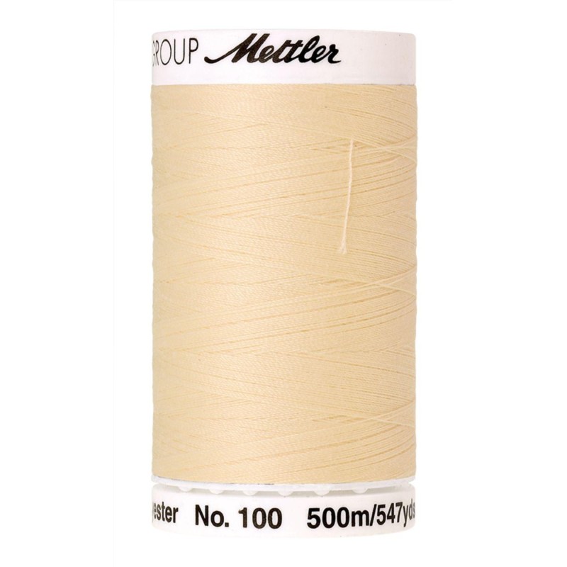 Filo per cucire Universal Mettler "Seralon“ - 500m - col. 129/Vanilla