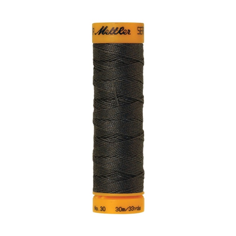 Filo per cucire Cordonnet Mettler "Seralon“ - 30m - col. 416/Dark Charcoal