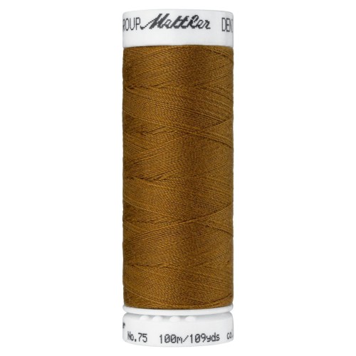 Fil à coudre Jeans Mettler "Denim Doc“ - 100m - col. 1479/Ocher