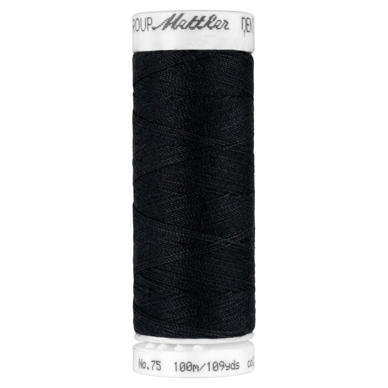 Filo per cucire Jeans Mettler "Denim Doc“ - 100m - col. 4000/Black