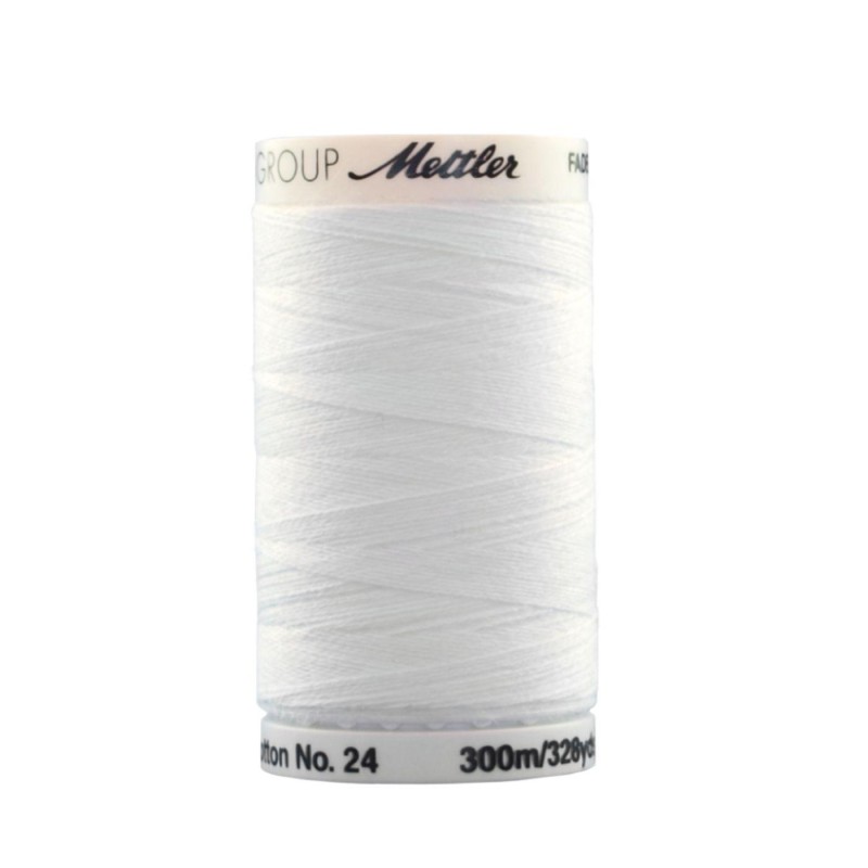 Fil à bâtir Mettler "faux fil“ - 10m - 300m - col. 2/white