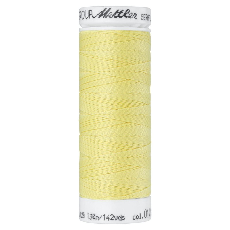 Filo per cucire stretch Mettler "Seraflex“ - 130m - col. 141/Daffodil