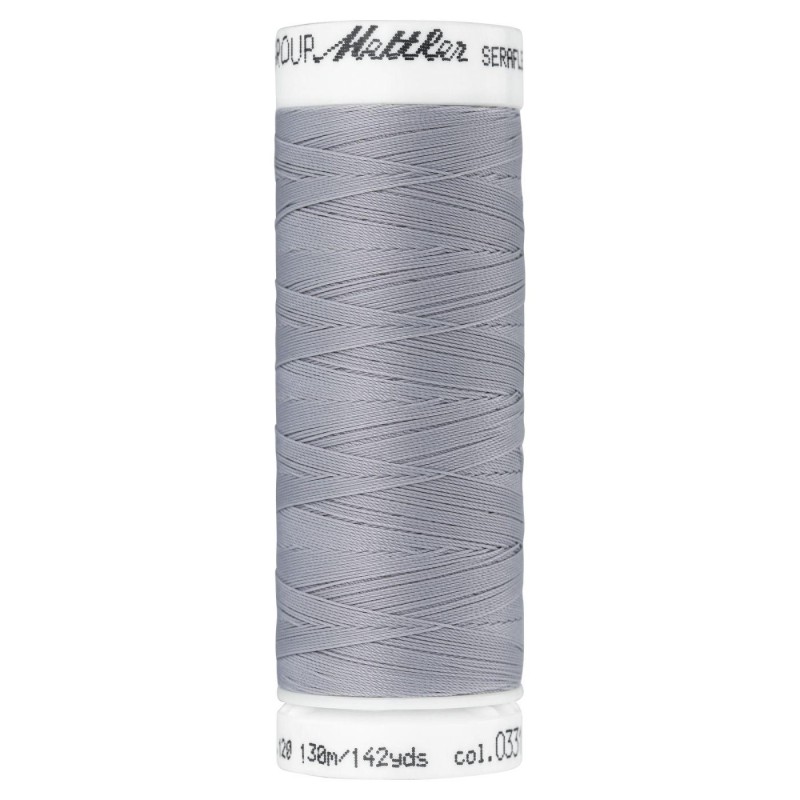 Filo per cucire stretch Mettler "Seraflex“ - 130m - col. 331/Ash Mist